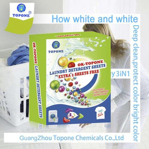 DEEP CLEAN Hoja de lavandería ligera con fórmula natural a base de plantas