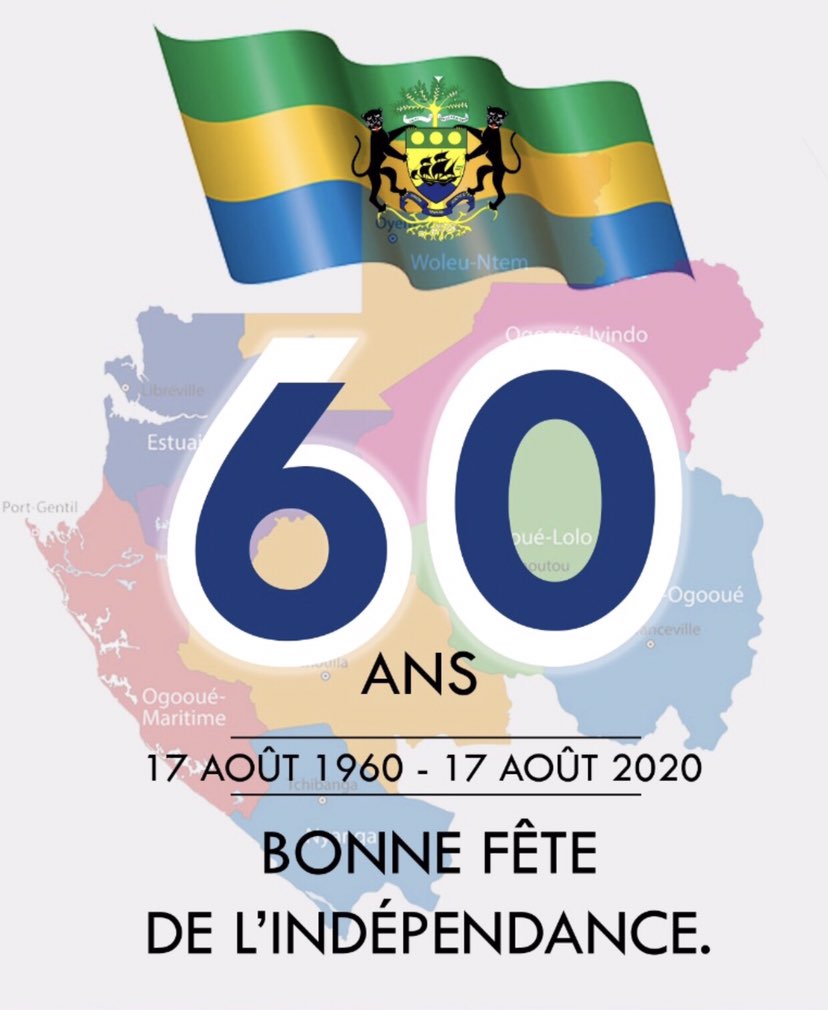 Feliz día de la independencia gabón